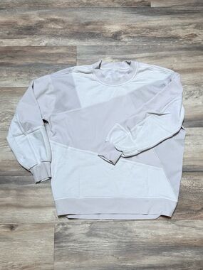Lululemon Lab Women’s Crewneck Sweatshirt Medium Geometric Oversized Pullover